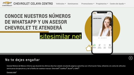 chevroletcelayacentro.com.mx alternative sites
