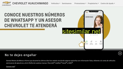 chevrolethuauchinango.com.mx alternative sites