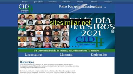 cidhuniversidad.edu.mx alternative sites