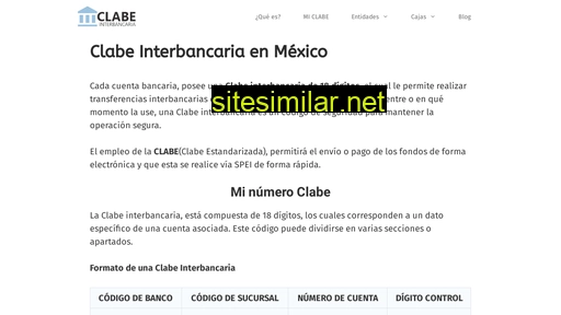 clabeinterbancaria.com.mx alternative sites