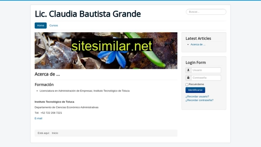 claudiabautista.com.mx alternative sites