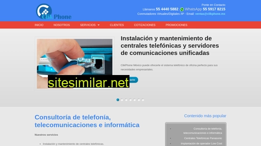 clikphone.mx alternative sites