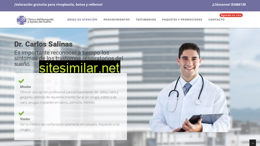 clinicadelronquido.com.mx alternative sites