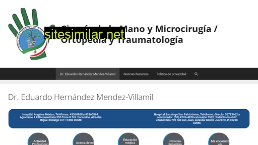 clinicademano.com.mx alternative sites