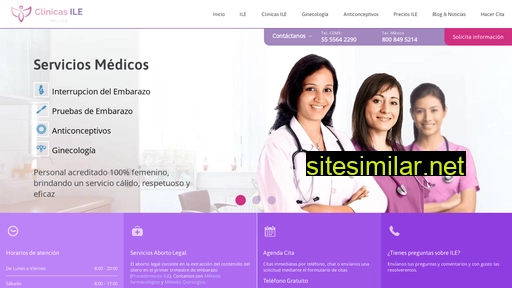 clinicasilemujer.mx alternative sites