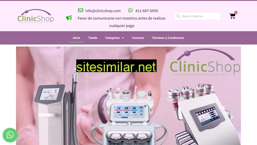 clinicshop.com.mx alternative sites