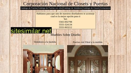 closetsypuertas.com.mx alternative sites
