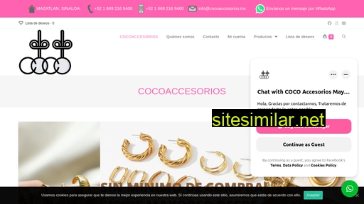 cocoaccesorios.mx alternative sites