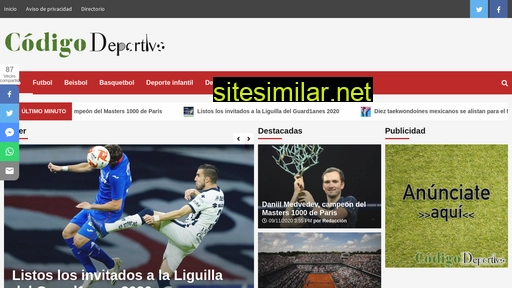 codigodeportivo.mx alternative sites