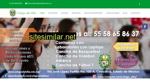 colegiodelalba.edu.mx alternative sites