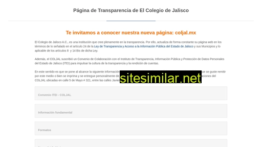 coljal.edu.mx alternative sites