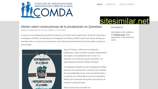 comda.org.mx alternative sites