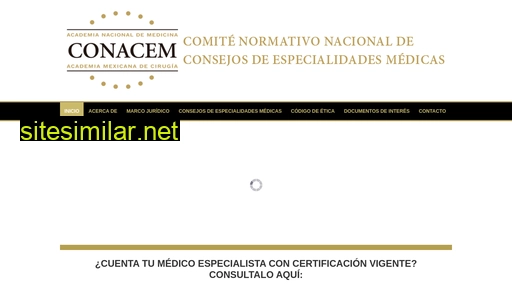 conacem.org.mx alternative sites