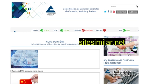 concanaco.com.mx alternative sites