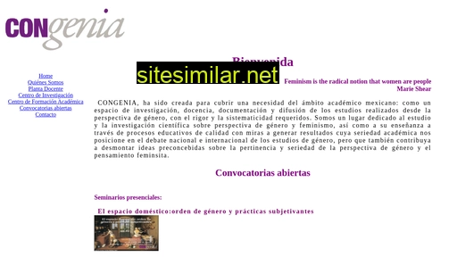 congenia.edu.mx alternative sites