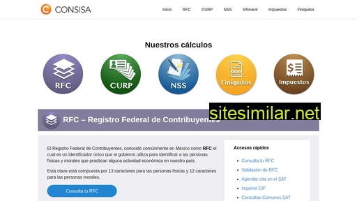 consisa.com.mx alternative sites