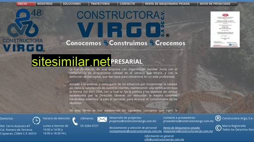 constructoravirgo.mx alternative sites