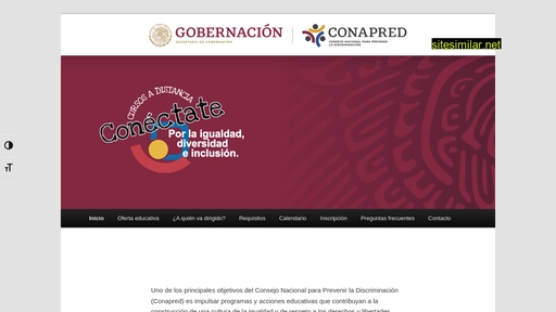 conectate.conapred.org.mx alternative sites