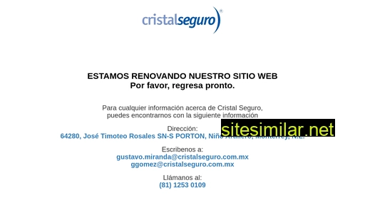 cristalseguro.com.mx alternative sites