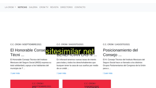 crom.org.mx alternative sites