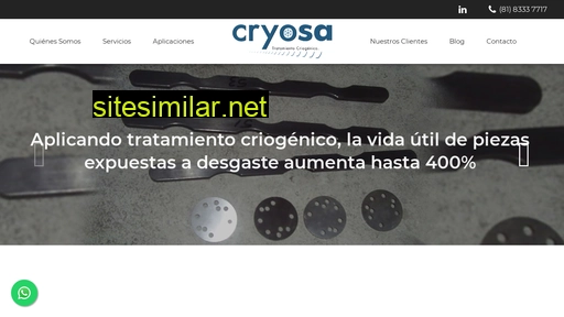 cryosa.mx alternative sites