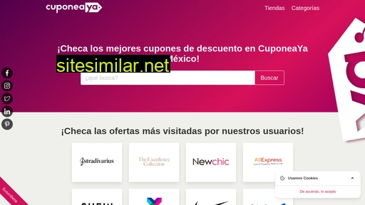 cuponeaya.mx alternative sites