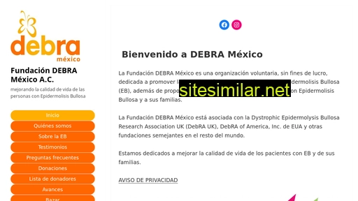 debra.org.mx alternative sites