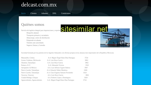 delcast.com.mx alternative sites