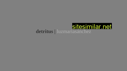 detritus.mx alternative sites