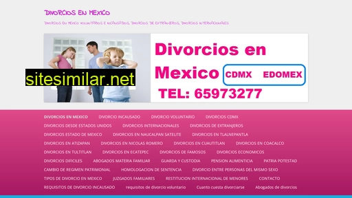Divorciosenmexico similar sites