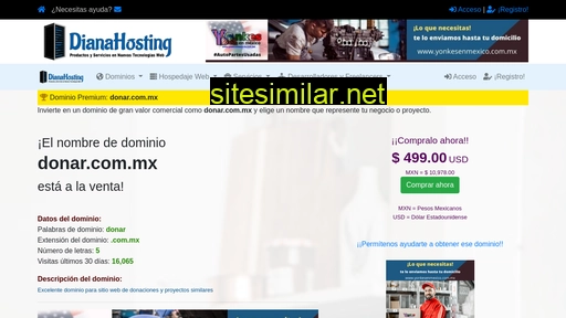 donar.com.mx alternative sites