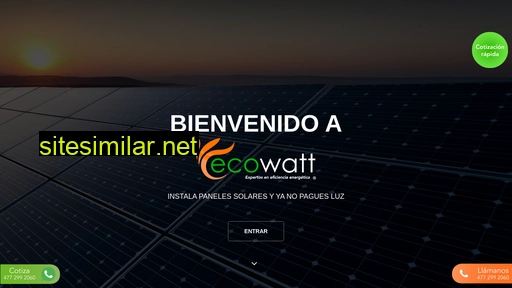ecowatt.com.mx alternative sites