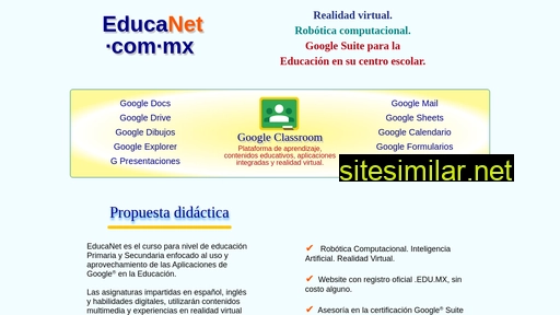 educanet.com.mx alternative sites