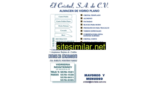 elcristal.com.mx alternative sites