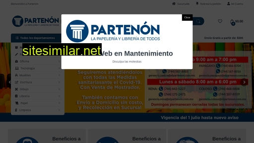 elpartenon.com.mx alternative sites