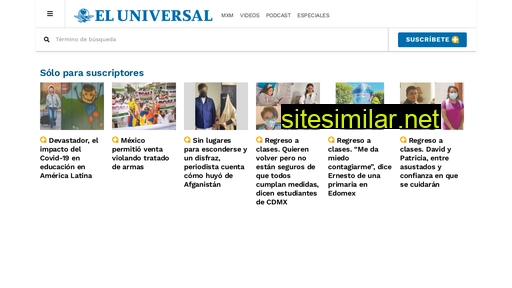 eluniversal.com.mx alternative sites