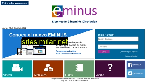 eminus.uv.mx alternative sites