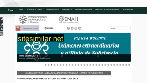 enah.edu.mx alternative sites