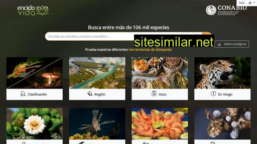 enciclovida.mx alternative sites