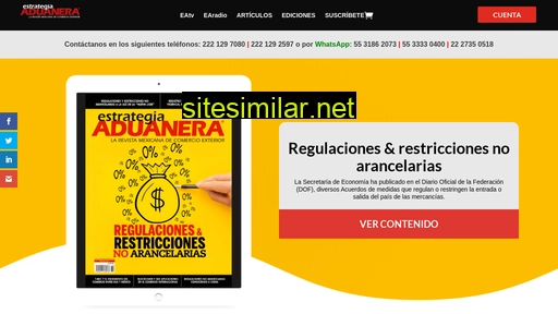 estrategiaaduanera.mx alternative sites
