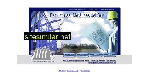 estructurasmetalicasdelsur.com.mx alternative sites