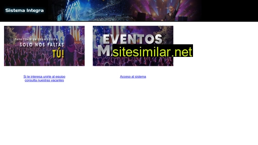 eventossistema.com.mx alternative sites