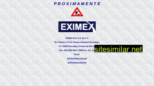 Eximex similar sites