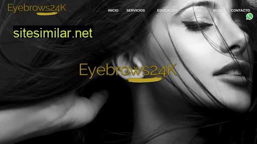 eyebrows24k.com.mx alternative sites