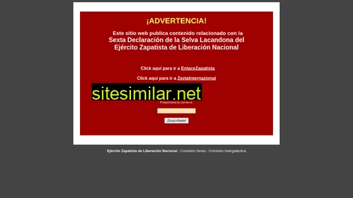 ezln.org.mx alternative sites