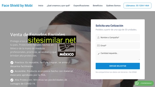 faceshield.com.mx alternative sites
