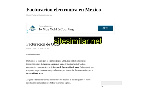 Facturaelectronicamexico similar sites