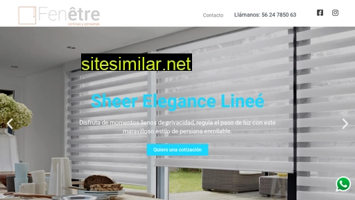 fenetre.com.mx alternative sites
