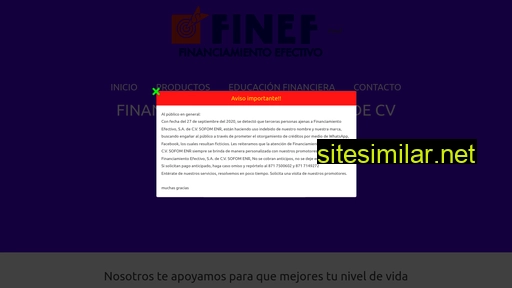 finef.mx alternative sites