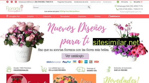 florarte.com.mx alternative sites